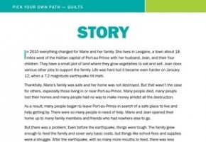 Pick Your Own Path Story - Mission Quilt Leader Guide