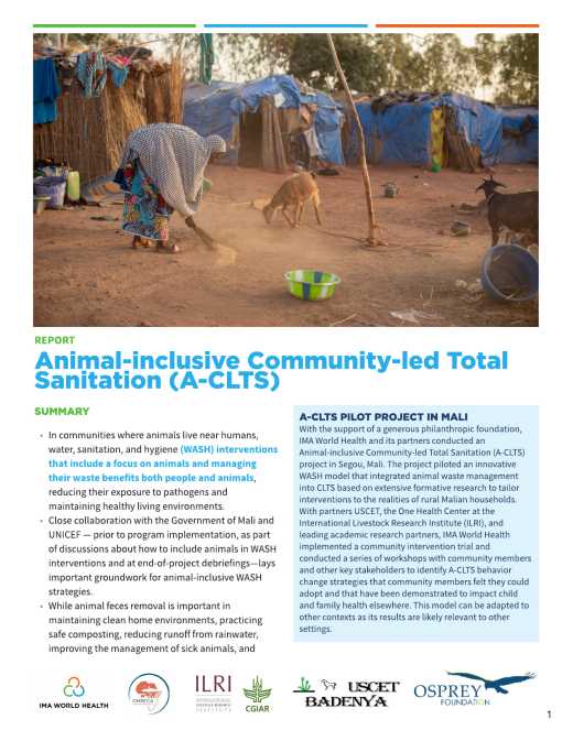 Animal-inclusive Community-led Total Sanitation (A-CLTS)