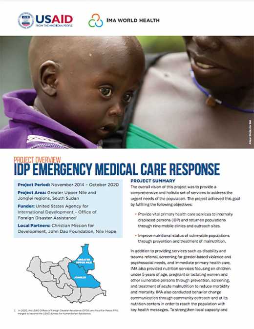 IDP EMERGENCY MEDICAL CARE RESPONSE