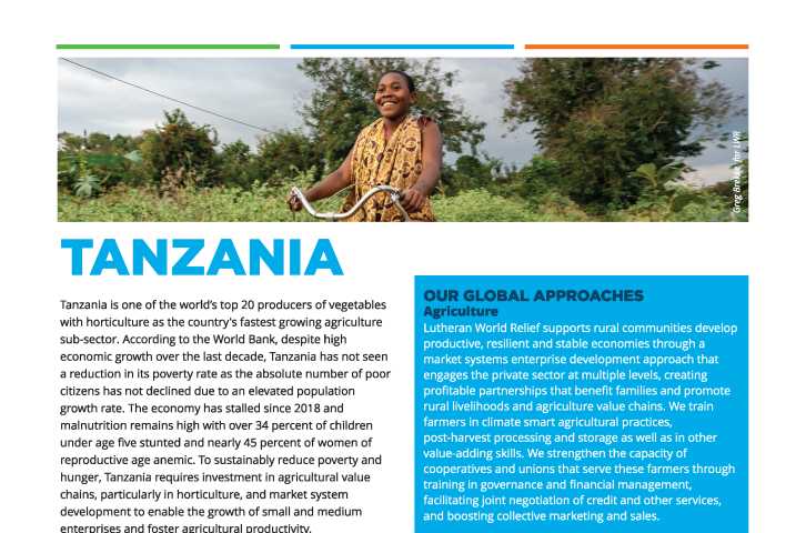 Tanzania Country Overview