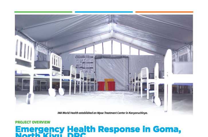 Emergency Health Response in Goma, North Kivu (DRC)