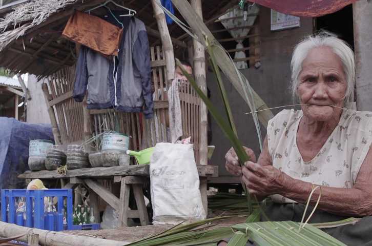 A woman in the Philippines 