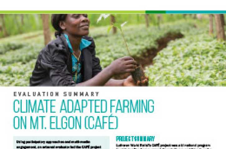 Climate Adapted Farming on Mt. Elgon (CAFÉ) Project