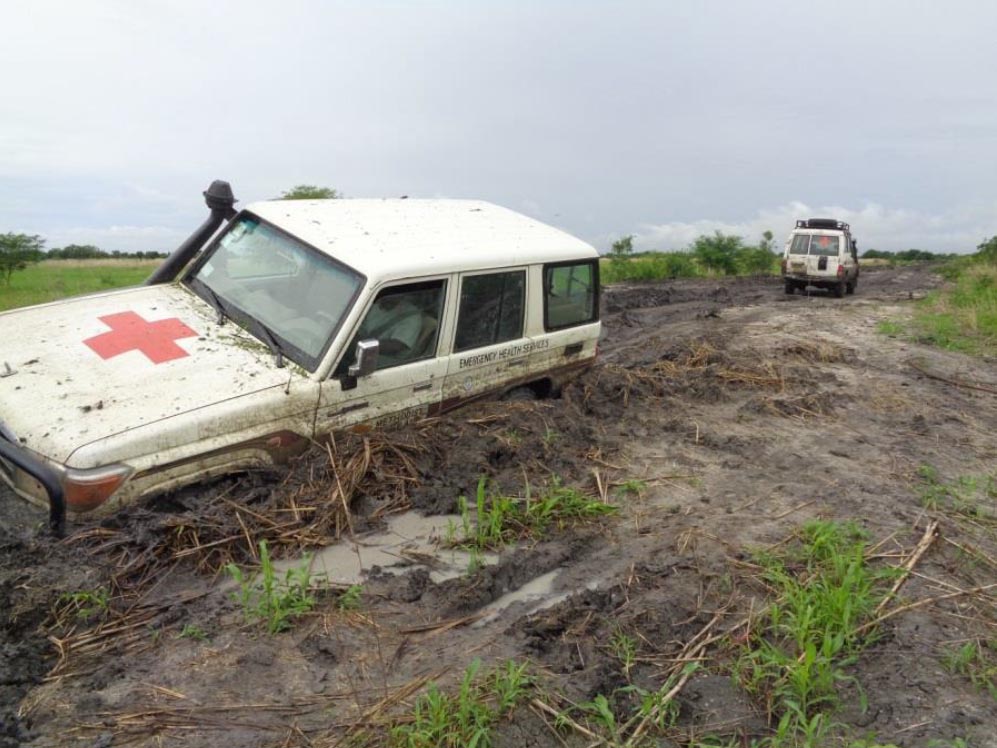 SS Allwecan Truck stuck in mud