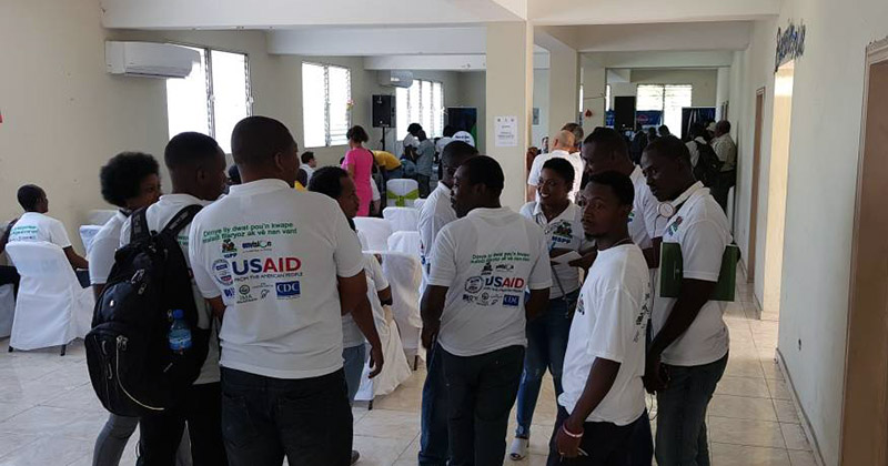 The launch of MDA activities in Tabarre was held April 26, 2018.